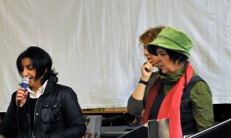 Valérie Tarkos et Katalin Molna Valérie Tarkos et Katalin Molna